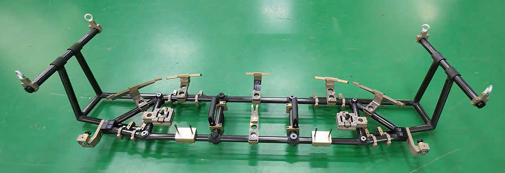 front bumper opening checking fixture